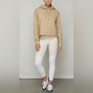 Premium Athleisure Set:Champion Cropped Hoodie & Outdoor Voices Leggings. Size S